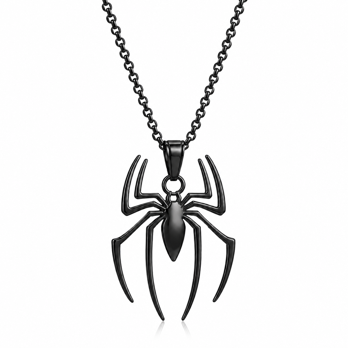 Collar Araña de acero inoxidable