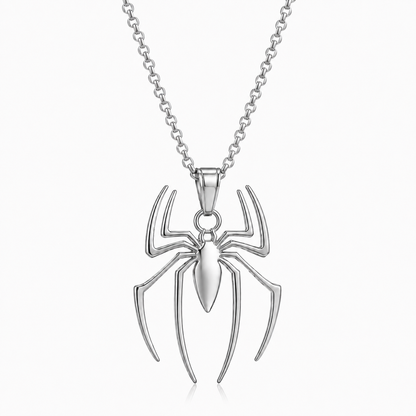 Collar Araña de acero inoxidable